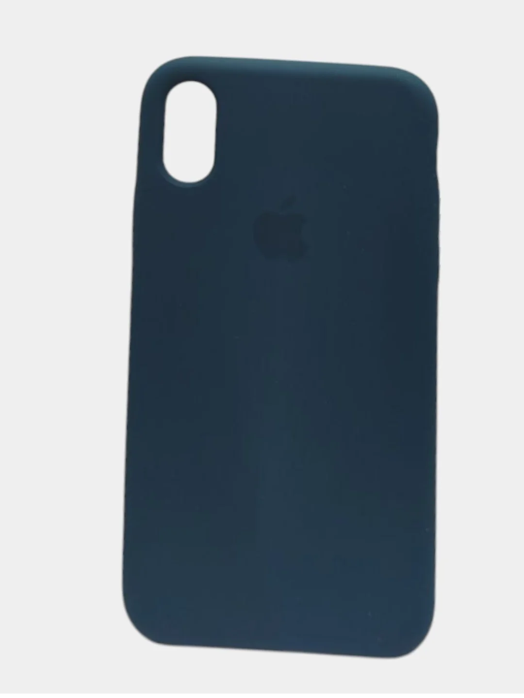 Синий меланж чехол iPhone XS Silicone case