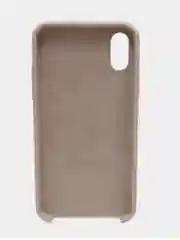 Пудровый чехол iPhone XS Silicone case