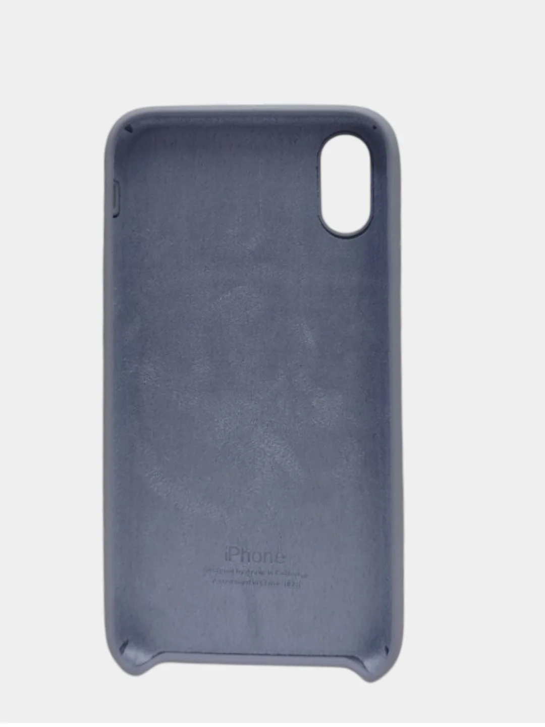 Сиреневый чехол iPhone XS Silicone case
