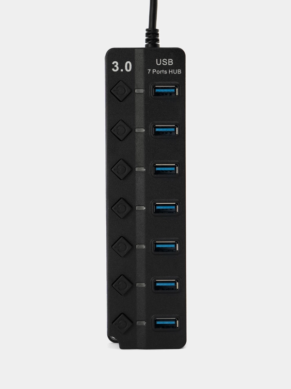 USB разветвитель usb hub 7 портов 3.0 и блок питания
