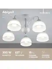 Хром люстра потолочная Moderli  Abigail