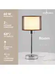Коричневый настольная лампа Moderli Gela