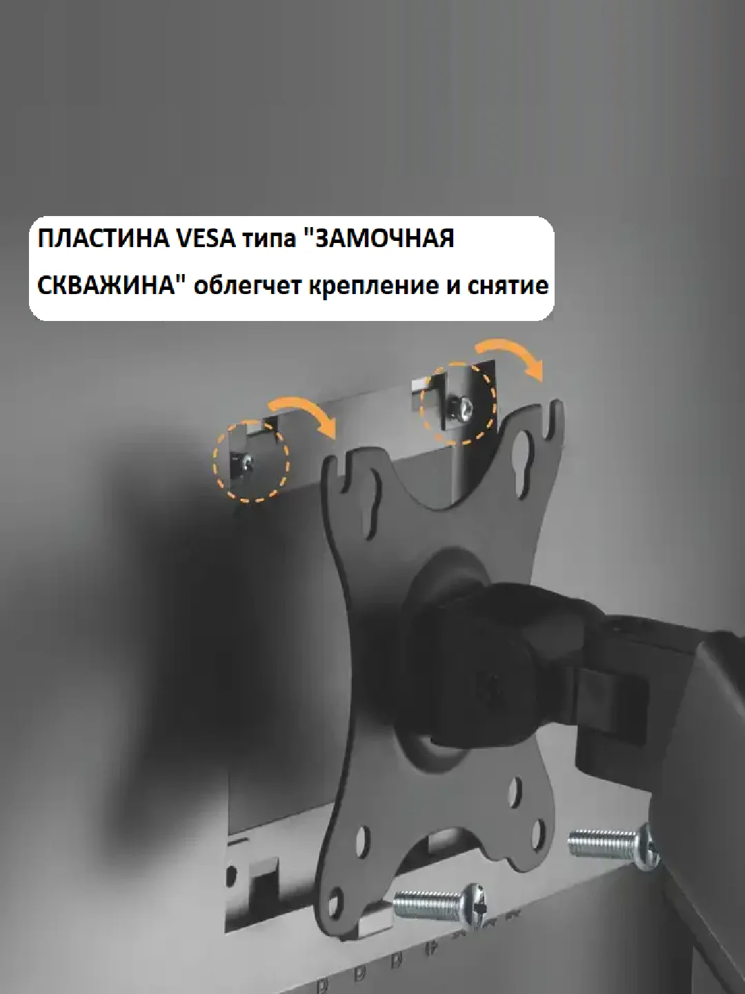 Кронштейн KALOC DS110 для мониторов и телевизоров, настольный, с газ-лифтом, 17-35"