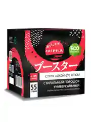 Универсальный стиральный порошок с присадкой-бустером SUPRA, 55 стирок, 1100 г