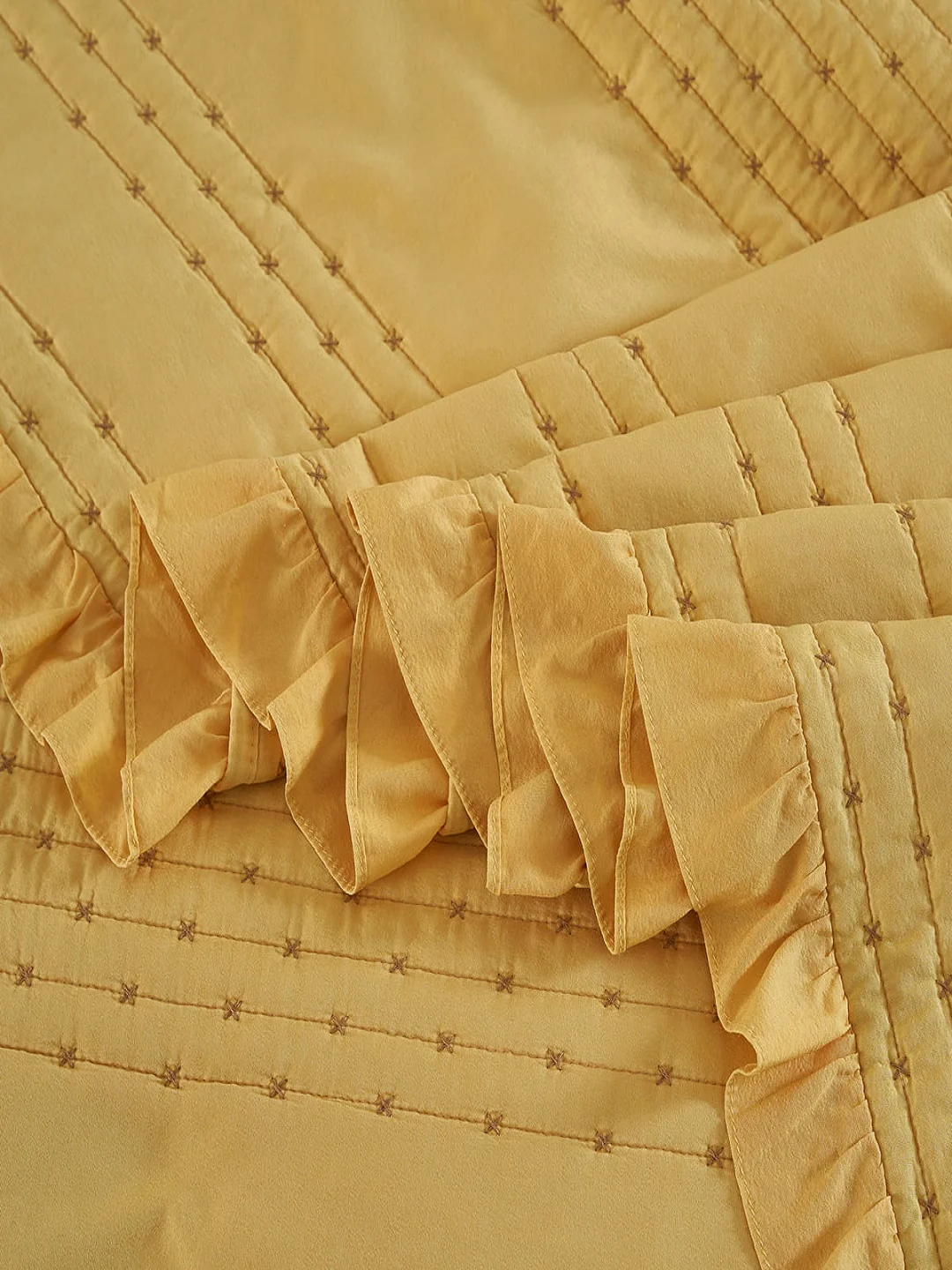 Покрывало Arya Stone Washed Breeze 180x240 Желтый