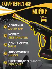 Черный автомобильная мойка 81065