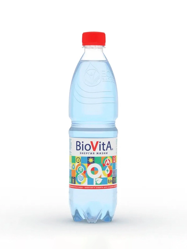 Вода питьевая "БИОВИТА 3+" для детского питания с 3-х лет негазированная 0,6 л ПЭТ