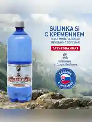 Вода минеральная "Сулинка Кремниевая" газированная 1,25л ПЭТ