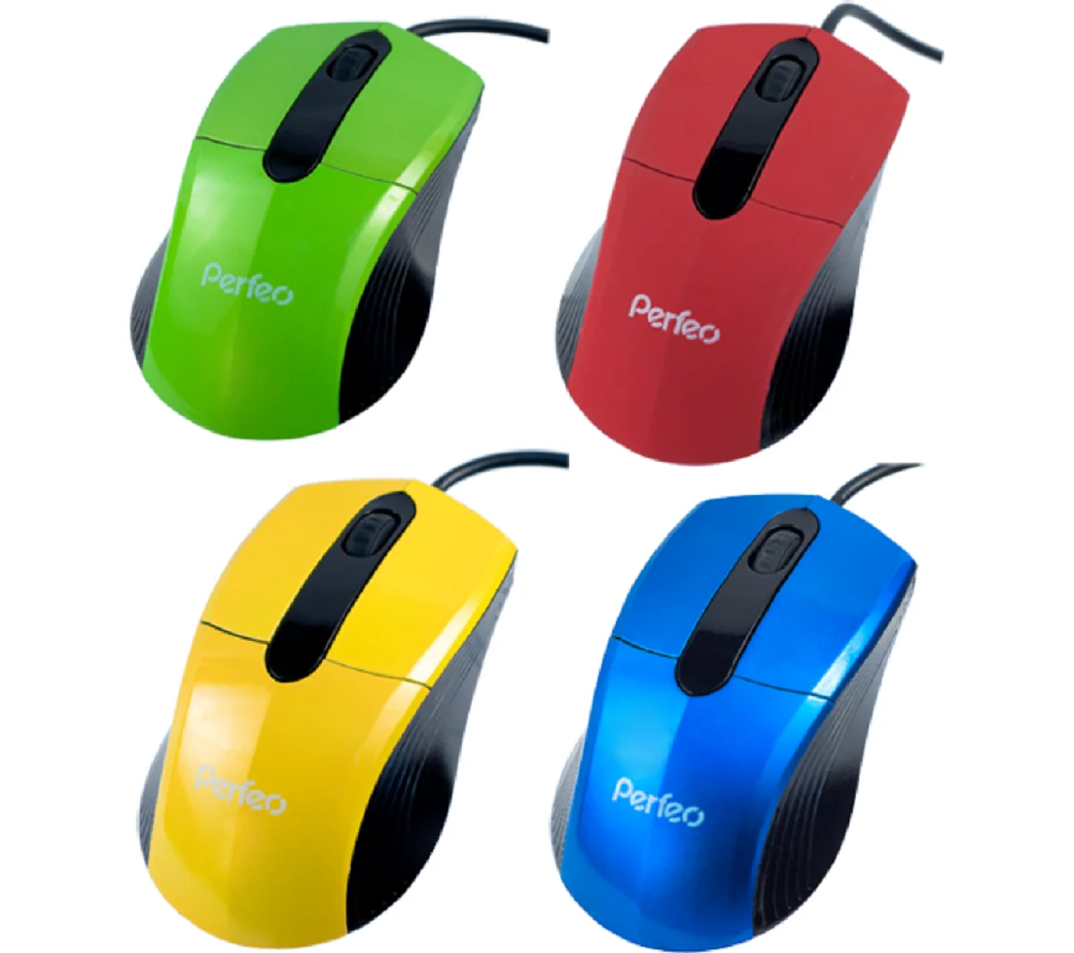 Мышь оптическая Perfeo "RAINBOW", 3 кнопки, USB
