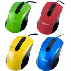 Мышь оптическая Perfeo "RAINBOW", 3 кнопки, USB