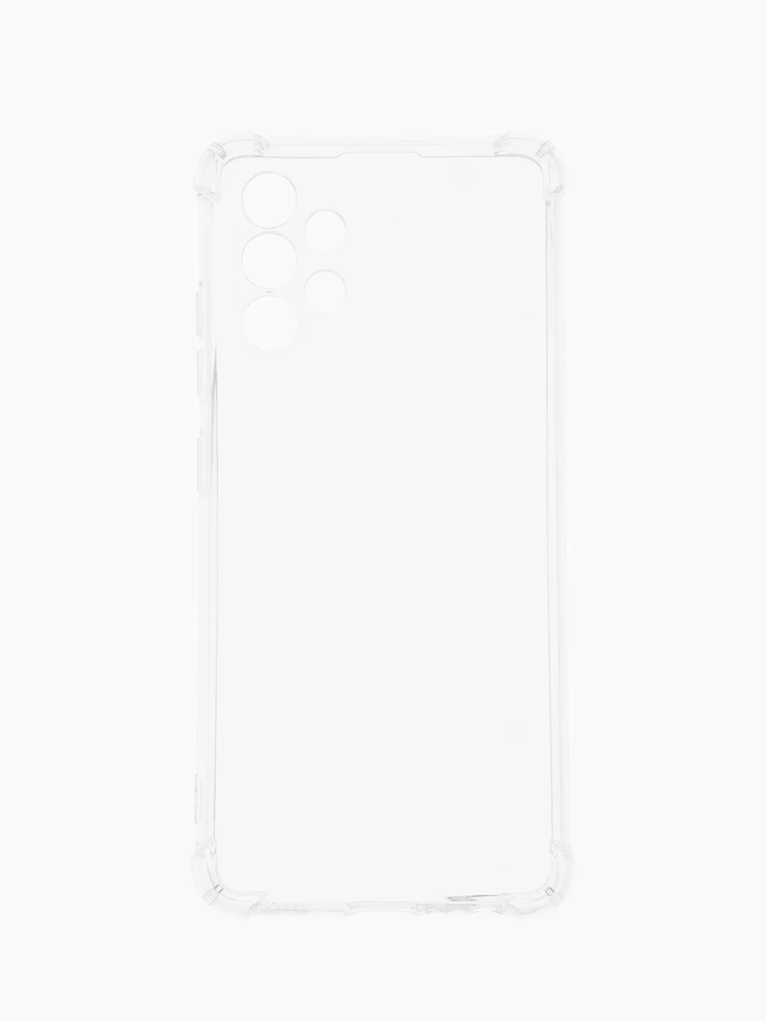 Чехол для Samsung Galaxy A32, 4G, Самсунг А32 с усиленными углами, силиконовый, прозрачный