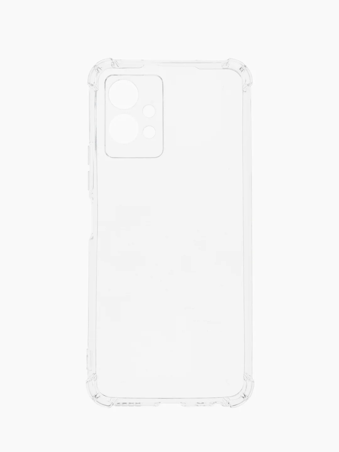 Чехол для Vivo Y55 5G / Y75 5G / T1 5G, с усиленными углами, силиконовый, прозрачный
