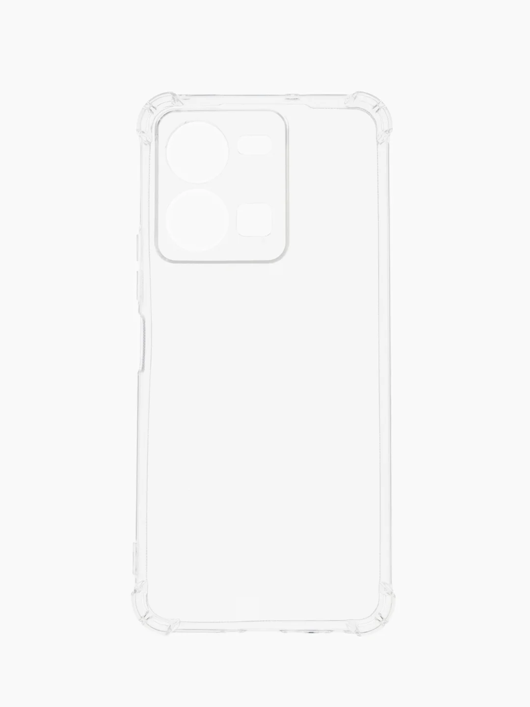 Чехол для Vivo Y35 4G, с усиленными углами, силиконовый, прозрачный