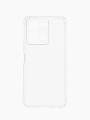 Чехол для Vivo Y35 4G, с усиленными углами, силиконовый, прозрачный