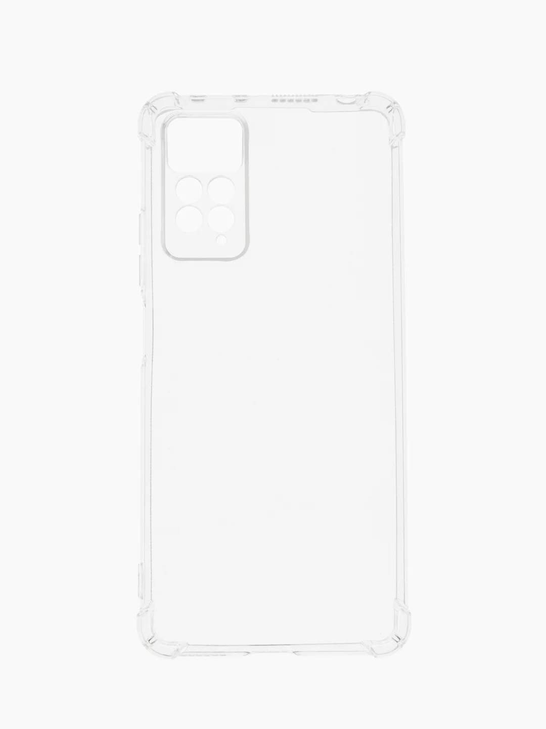 Чехол для Xiaomi Redmi Note 11 Pro с усиленными углами, силиконовый, прозрачный
