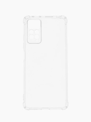 Чехол для Xiaomi Redmi Note 11 Pro с усиленными углами, силиконовый, прозрачный