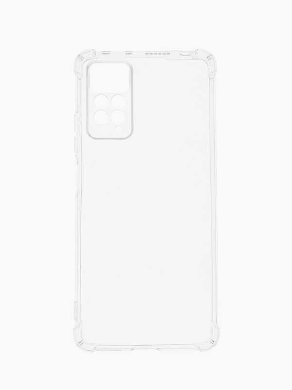 Чехол для Xiaomi Redmi Note 11 Pro с усиленными углами, силиконовый, прозрачный