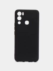 Силиконовый чехол для Infinix Hot 12i (Инфиникс Хот 12 ай), матовый, с защитой камеры