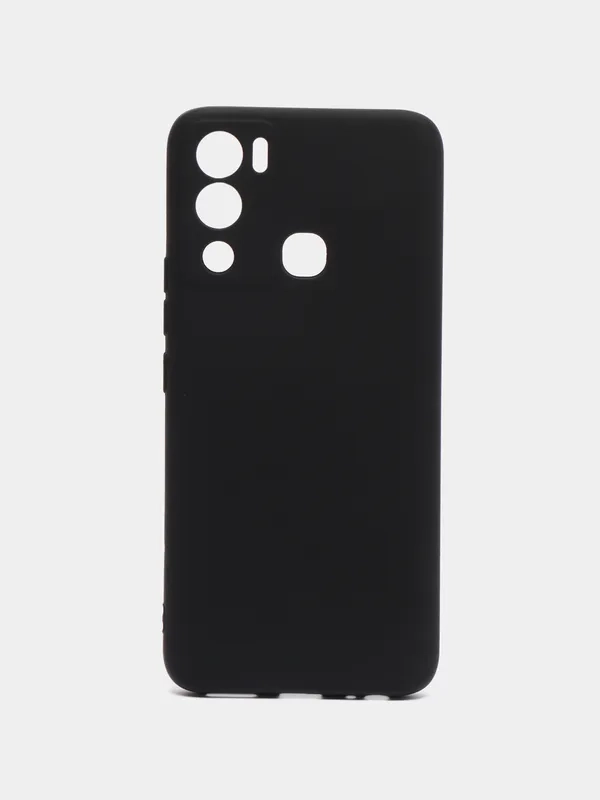 Силиконовый чехол для Infinix Hot 12i (Инфиникс Хот 12 ай), матовый, с защитой камеры