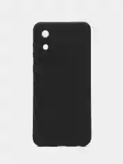 Черный силиконовый чехол для Samsung Galaxy A03 core (Самсунг Галакси А03 Кор)