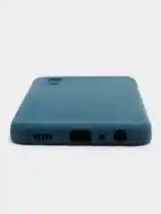 Синий меланж силиконовый чехол для Samsung Galaxy A03 core (Самсунг Галакси А03 Кор)