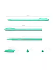 Набор из 4 ручек шариковых ErichKrause Neo® Stick Pastel 0.7, цвет чернил синий