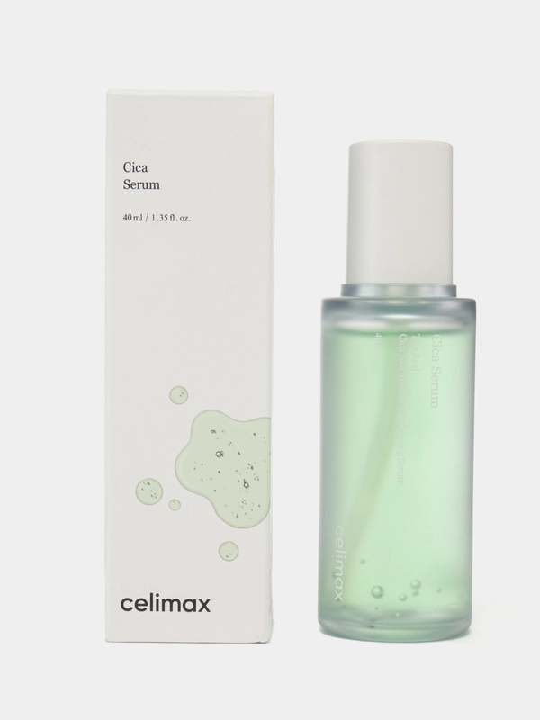 Успокаивающая сыворотка с центеллой и 5% ниацинамида Celimax Cica Serum