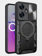 Чехол противоударный ring с защитой камеры для Realme C55