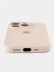 Бежевый чехол на телефон Iphone 16, 16 Pro, 16 Pro Max