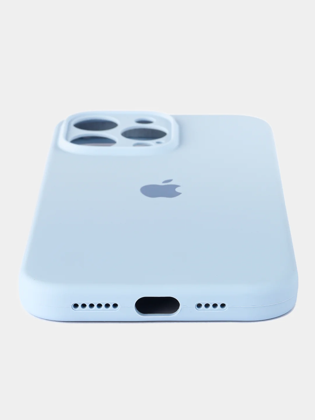 Голубой чехол на телефон Iphone 16, 16 Pro, 16 Pro Max