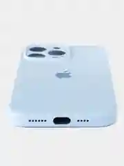 Голубой чехол на телефон Iphone 16, 16 Pro, 16 Pro Max