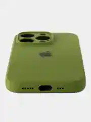 Тёмно-зелёный чехол на телефон Iphone 16, 16 Pro, 16 Pro Max