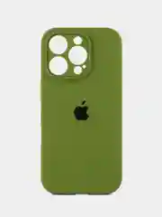 Тёмно-зелёный чехол на телефон Iphone 16, 16 Pro, 16 Pro Max