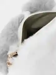 Белый сумка для девочек меховая (цвета микс)