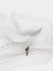 Белый дутики женские