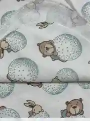 Белый пеленка многоразовая фланелевая для новорожденных