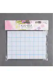 Канва для вышивания, в клетку, №11, 30 х 20 см, цвет белый