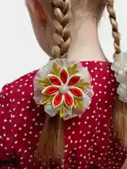 Золотой бантики для волос, Резинки для волос, Новый год, Ободки, Аксессуары для волос