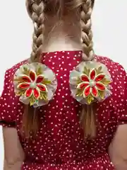 Золотой бантики для волос, Резинки для волос, Новый год, Ободки, Аксессуары для волос