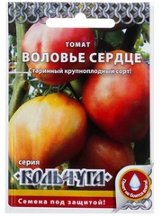 Семена Томат "Воловье сердце" серия Кольчуга, среднеспелый, индетерминантный,0,1 г