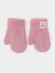 Пудровый варежки детские