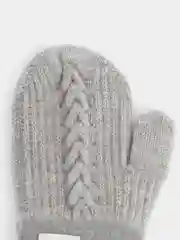 Серый варежки детские