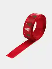 Красный лента атласная репсовая для рукоделия , для упаковки новогодних подарков