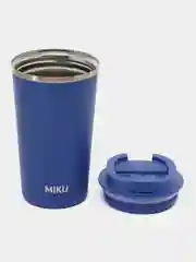 Синий термокружка MIKU для кофе, чая с собой и в автомобиль, 510 мл