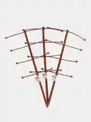 Коричневый поддержка, опора, шпалера для растений, цветов, h = 42 см