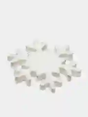 Белый снежинки из фоамирана