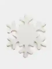 Белый снежинки из фоамирана