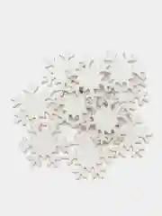 Белый снежинки из фоамирана