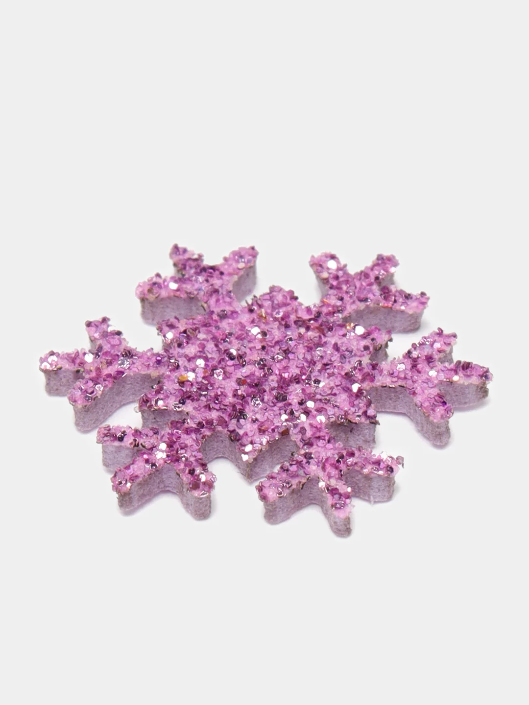 Сиреневый снежинки из фоамирана