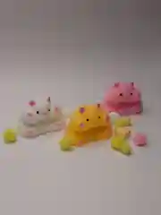 Вишнёвый игрушка сквиш-антистресс, таба, лапка кошачья, хомяк, орио, куроми, капибара, хеллоу кити